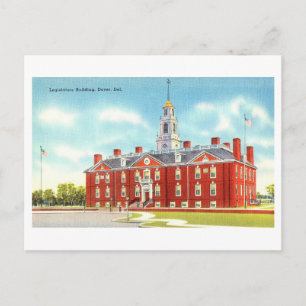 Cartão Postal Edifício Legislativo Antigo em Dover, Delaware,