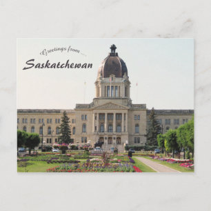 Cartão Postal Edifício Legislativo Saskatchewan