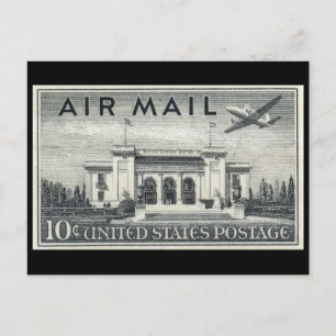 Cartão Postal Edifício Pan-Americano de União, Correio Aéreo