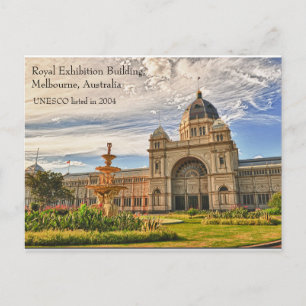 Cartão Postal Edifício Real Melbourne UNESCO