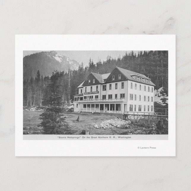 Cartão Postal Edifício Scenic Hot Sprints (Frente)