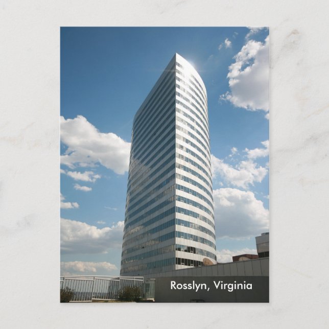 Cartão Postal Edifício WJLA-TV em Rosslyn, Virgínia (Frente)