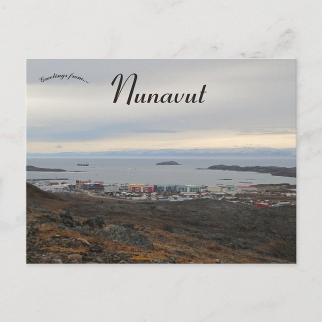 Cartão Postal Edifícios ao longo da costa (Frente)