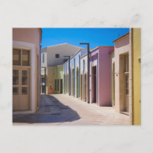 Edifícios coloridos da cidade velha de Pafos