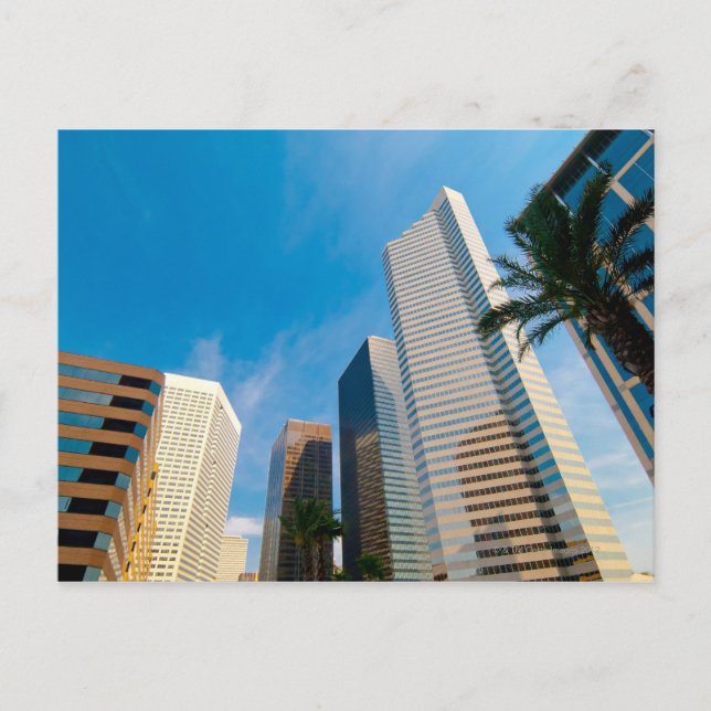 Cartão Postal Edifícios de centro alto em Houston, Texas, (Frente)