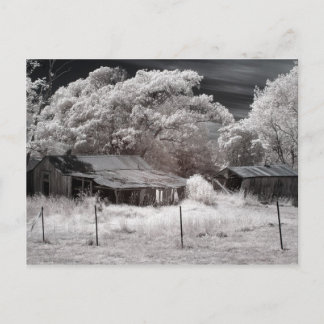 Cartão Postal Edifícios de Fazenda Abandonados Panorâmicos