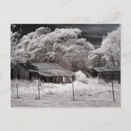 Cartão Postal Edifícios de Fazenda Abandonados Panorâmicos