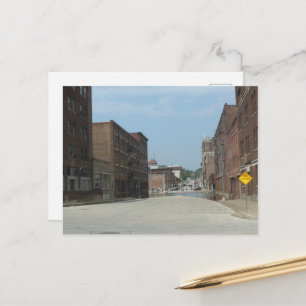 Cartão Postal Edifícios e Sem Saída em Burlington, Iowa