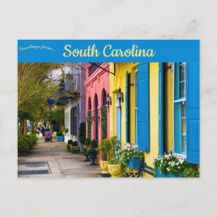 Cartão Postal Edifícios em Charleston Carolina do Sul