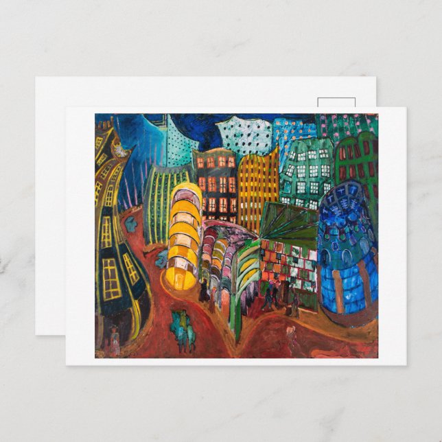 Cartão Postal Edifícios em Hamburgo | Carl Lohse | (Frente/Verso)