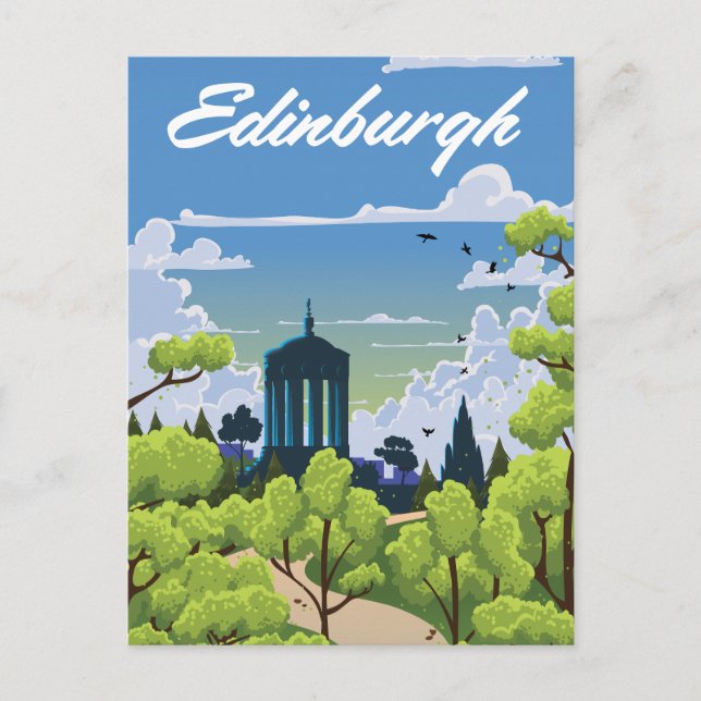 Cartão Postal Edimburgo Escócia (Frente)