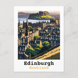 Cartão Postal Edimburgo Escócia