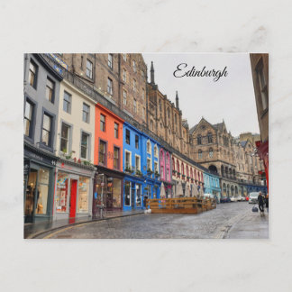 Cartão Postal Edimburgo - Victoria Street
