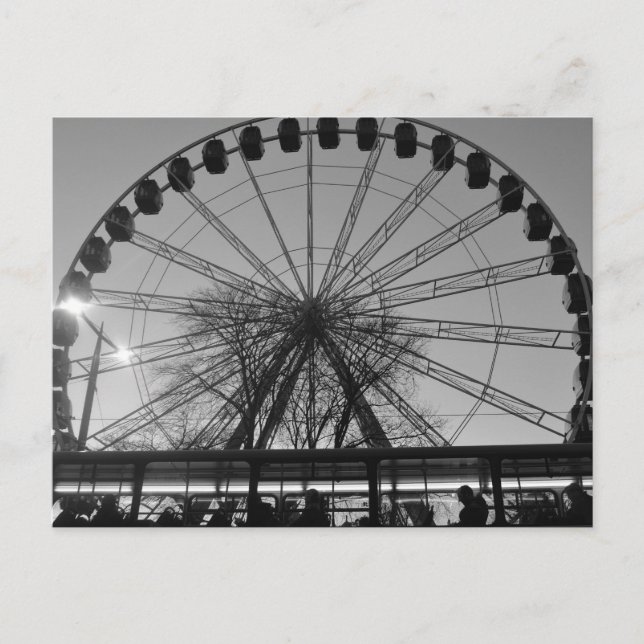 Cartão Postal Edinburgh Big Wheel (Frente)