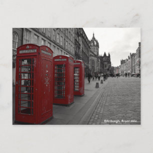 Cartão Postal Edinburgh Royal Mile Scotland