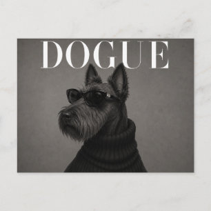 Cartão Postal Editorial de Luxo do Terrier Escocês