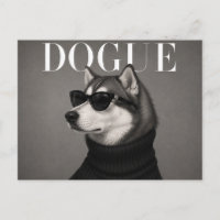 Editorial de Moda de Luxo do Malamute do Alasca