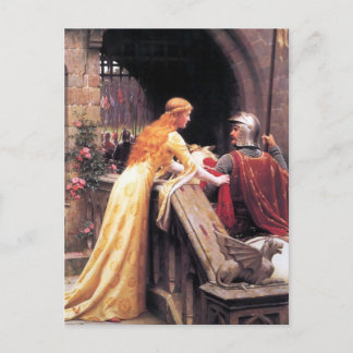 Cartão Postal Edmund Blair Leighton - Deus Velocidade! (1900)