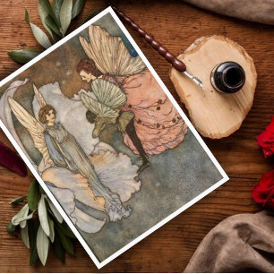 Cartão Postal Edmund Dulac Fairy Introdução