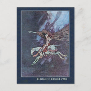 Cartão Postal Edmund Dulac Ilustra Edgar Allan Poe