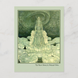Cartão Postal Edmund Dulac Ilustração da Rainha da Neve