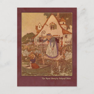 Cartão Postal Edmund Dulac Ilustração da Rainha da Neve