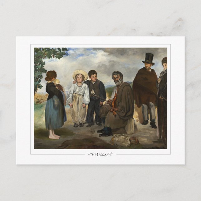 Cartão Postal Édouard Manet #123 - Belas Artes (Frente)