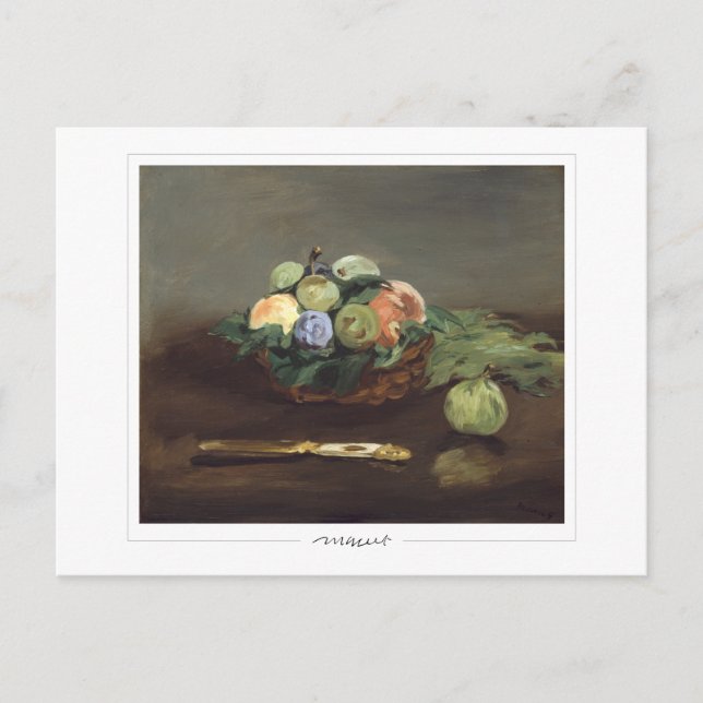 Cartão Postal Édouard Manet #168 - Belas Artes (Frente)