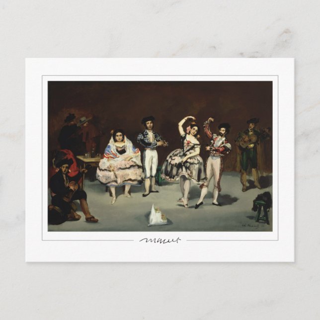 Cartão Postal Édouard Manet #18 - Belas Artes (Frente)