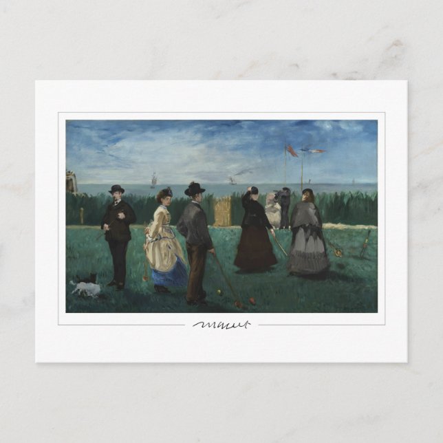 Cartão Postal Édouard Manet #211 - Belas Artes (Frente)