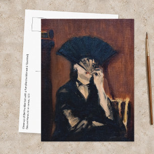 Cartão Postal Edouard Manet - Berthe Morisot com um Leque