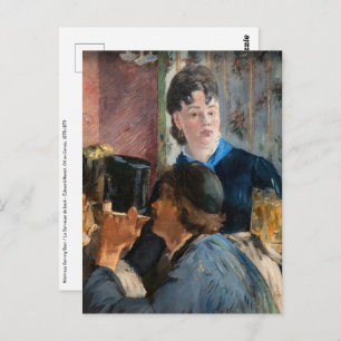 Cartão Postal Edouard Manet - Cerveja Garçonete