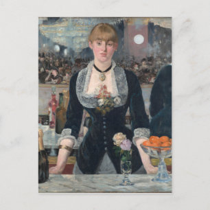 Cartão Postal Edouard Manet é um Bar no Folies-Bergère