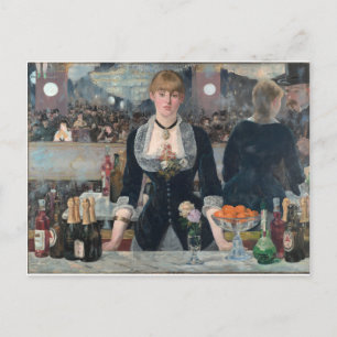 Cartão Postal Edouard Manet é um Bar no Folies-Bergère