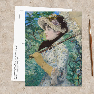 Cartão Postal Edouard Manet - Jeanne / Primavera