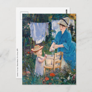 Cartão Postal Edouard Manet - Lavagem