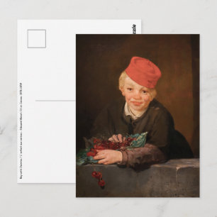Cartão Postal Edouard Manet - Menino com Cerejas
