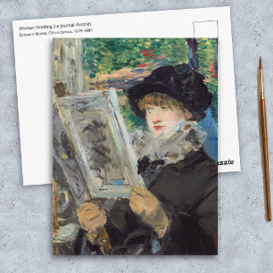 Cartão Postal Edouard Manet - Mulher Lendo