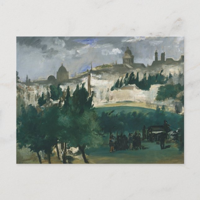 Cartão Postal Edouard Manet - O Funeral (Frente)