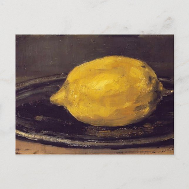 Cartão Postal Edouard Manet - O Limão (Frente)