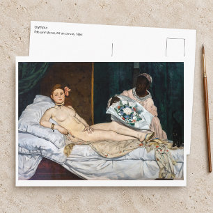 Cartão Postal Edouard Manet - Olympia