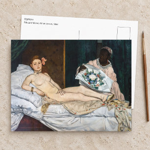 Cartão Postal Edouard Manet - Olympia