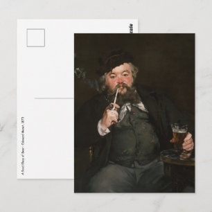 Cartão Postal Edouard Manet - Um Bom Copo de Cerveja / Le bon bo