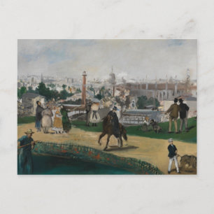 Cartão Postal Edouard Manet - Vista da Exposição Universal