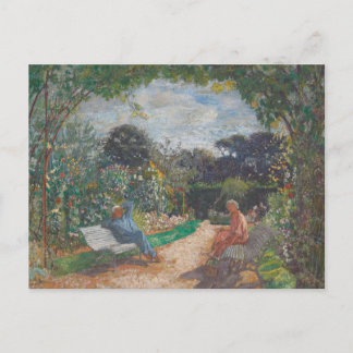 Cartão Postal Édouard Vuillard Morning no jardim, Clos Cezan