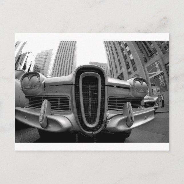 Cartão Postal Edsel na NYC (Frente)