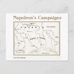 Cartão Postal Educação, História, Napoleão, A Campanha de 18