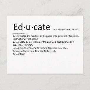 Cartão Postal Educar
