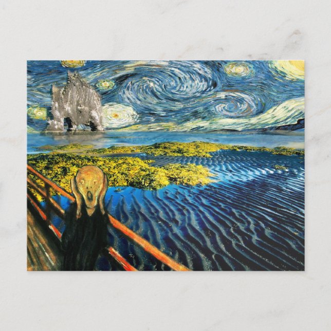Cartão Postal Edvard Encontra Vincent (Frente)