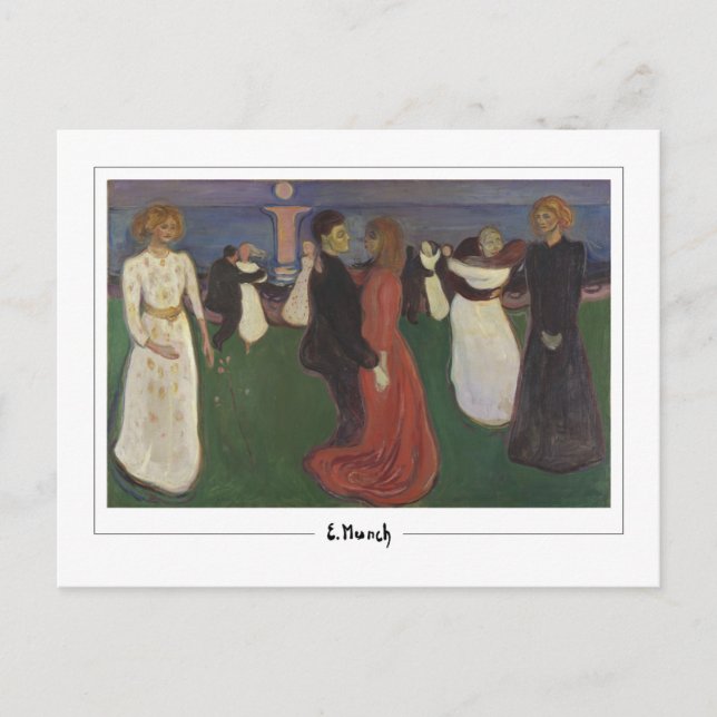 Cartão Postal Edvard Munch #193-3 - Arte Fina (Frente)